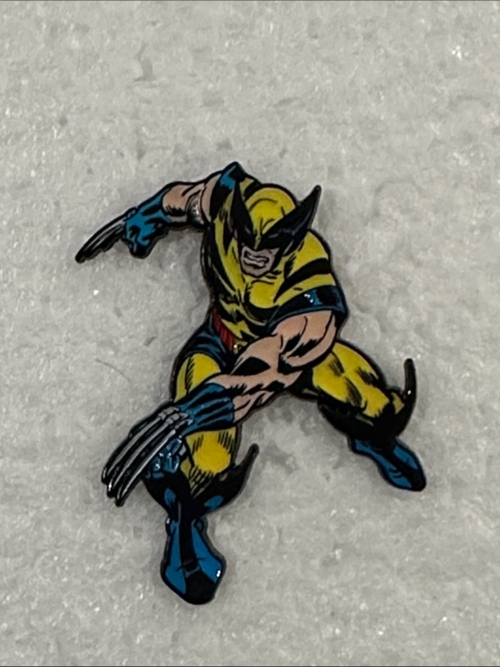 Marvel Wolverine Enamel Pin - Yellow & Blue